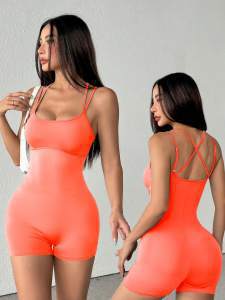 Dames Tigh-fittande Body med Spaghettiband Mirla-Eva Jonsson