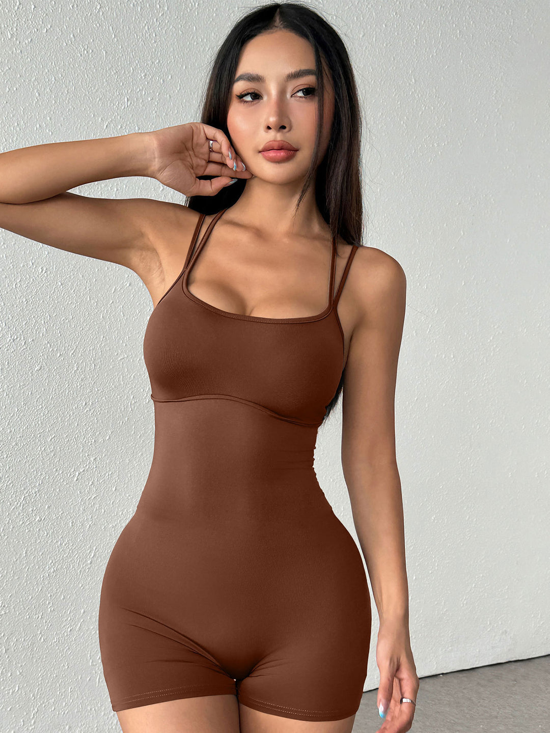 Dames Tigh-fittande Body med Spaghettiband Mirla-Eva Jonsson
