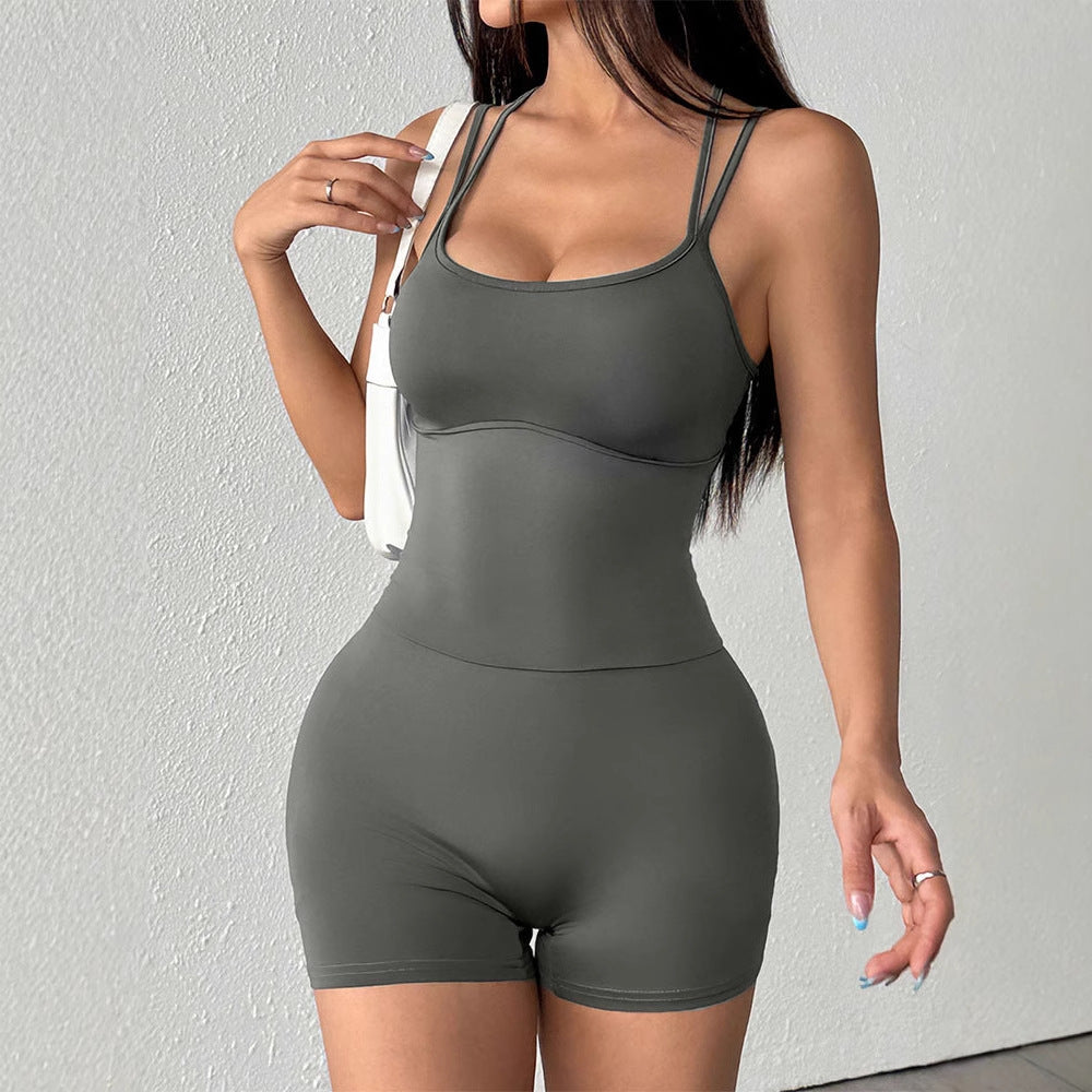 Dames Tigh-fittande Body med Spaghettiband Mirla-Eva Jonsson