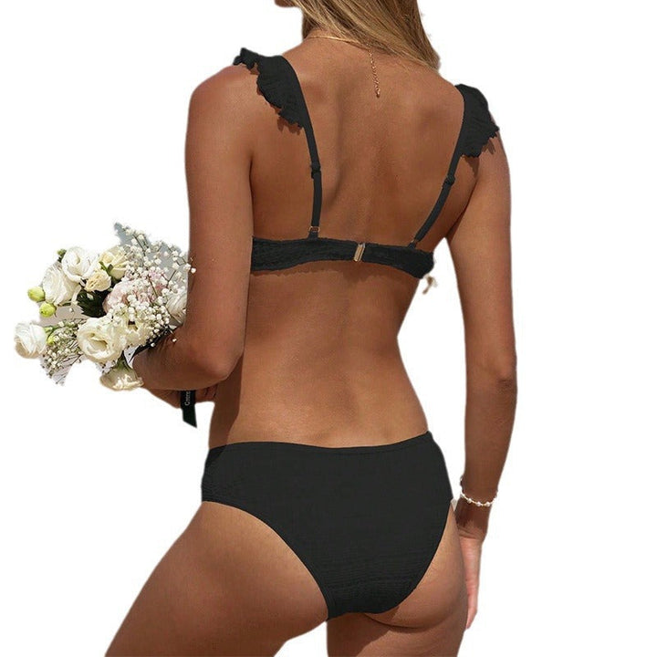 Dames bikini-set med voluminösa volanger och stödjande kupor Mirla-Eva Jonsson
