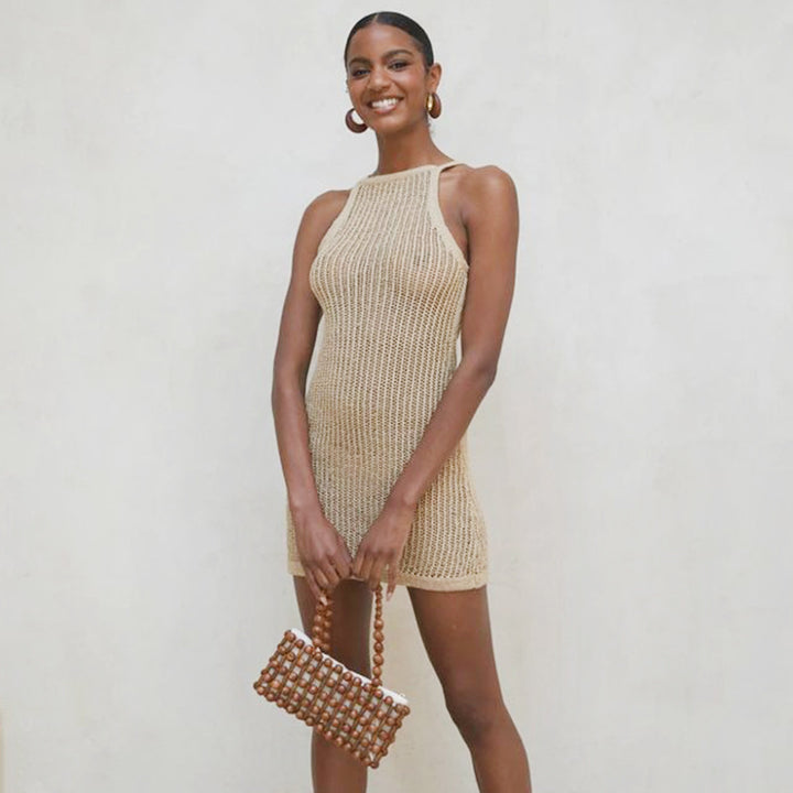 Dames casual haakjurk in minimalistische stijl Mirla-Eva Jonsson