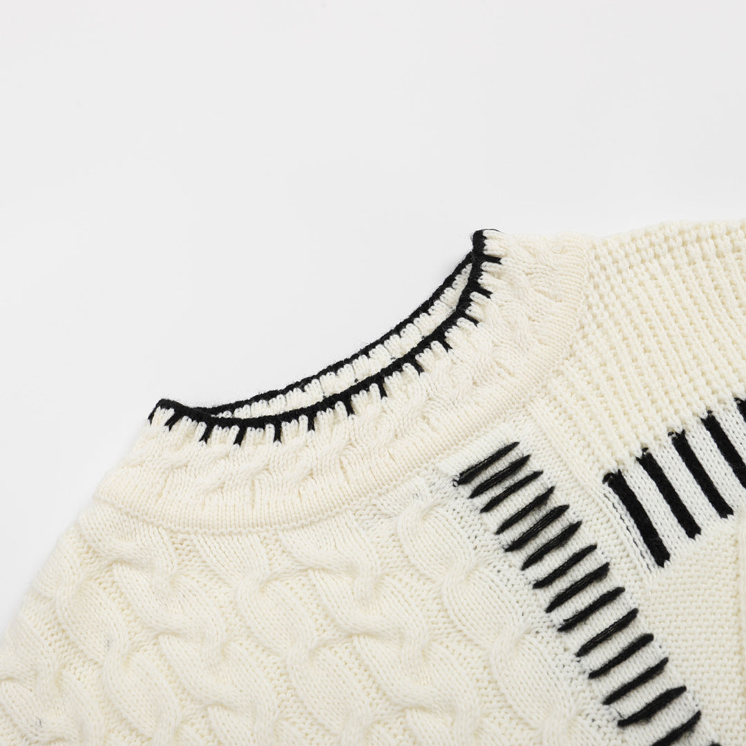 Dames casual trui met grafisch patroon Mirla-Eva Jonsson