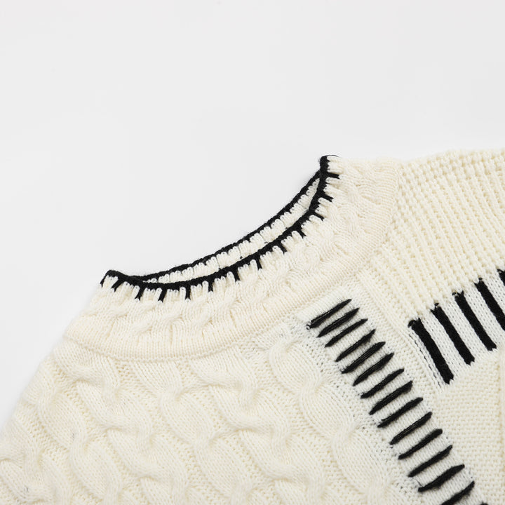 Dames casual trui met grafisch patroon Mirla-Eva Jonsson