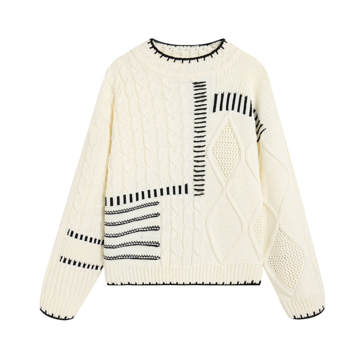 Dames casual trui met grafisch patroon Mirla-Eva Jonsson