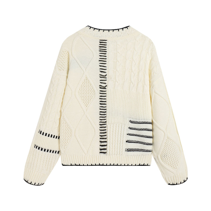 Dames casual trui met grafisch patroon Mirla-Eva Jonsson