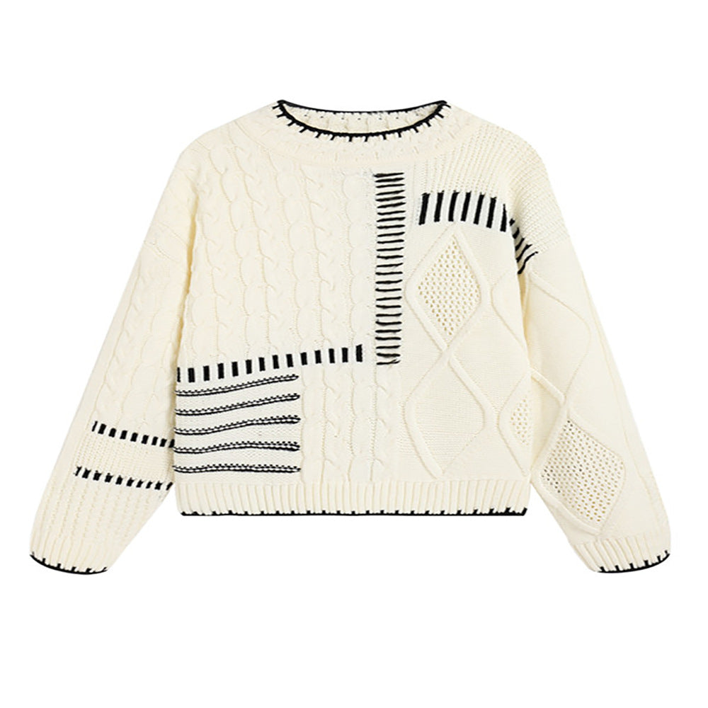 Dames casual trui met grafisch patroon Mirla-Eva Jonsson