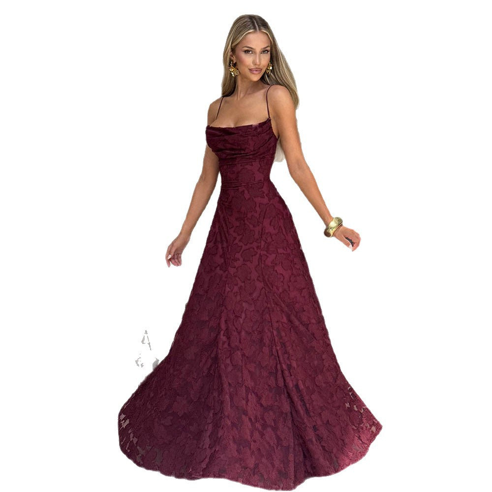 Dames elegante en figuurvormende avondjurk met bloemapplicaties Mirla-Eva Jonsson