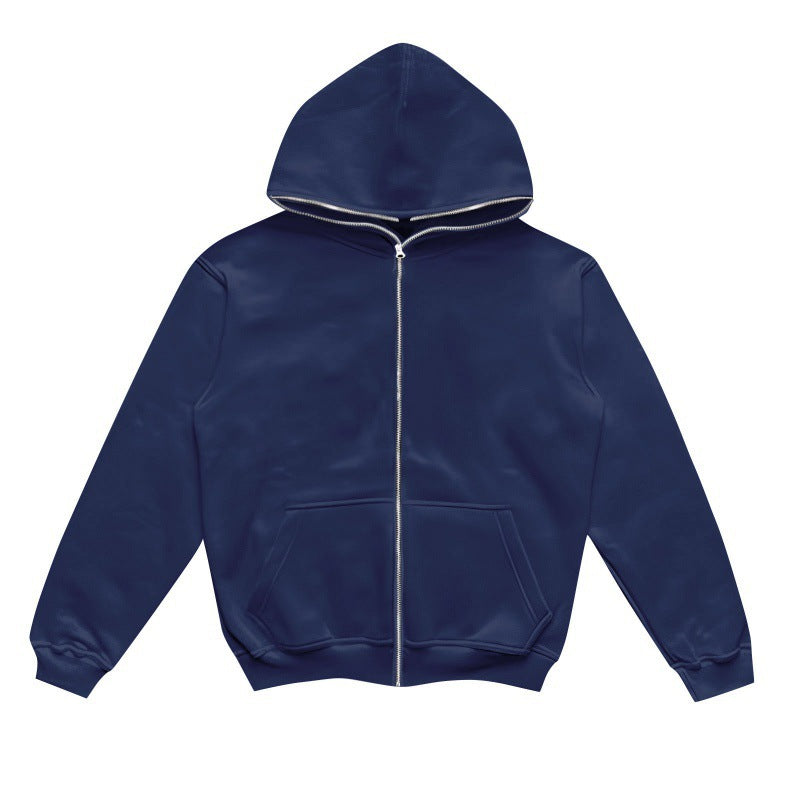 Damez Zip-Hoodie med praktiska fickor och hög krage Eva Jonsson-Eva Jonsson