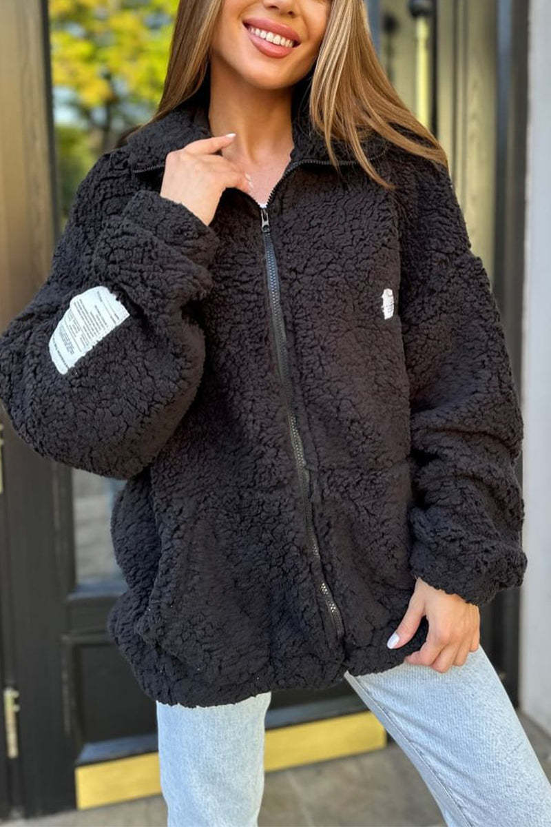 Damfrösande fleecejacka med praktiska fickor och hög krage Eva Jonsson-Eva Jonsson
