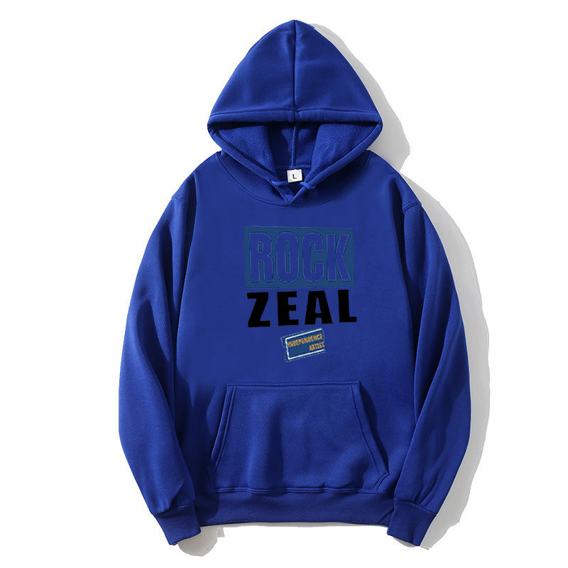 Damhoodie med avslappnad grafisk design Mirla-Eva Jonsson
