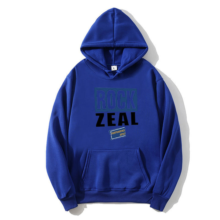 Damhoodie med avslappnad grafisk design Mirla-Eva Jonsson
