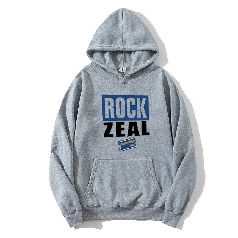 Damhoodie med avslappnad grafisk design Mirla-Eva Jonsson