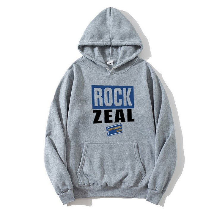 Damhoodie med avslappnad grafisk design Mirla-Eva Jonsson