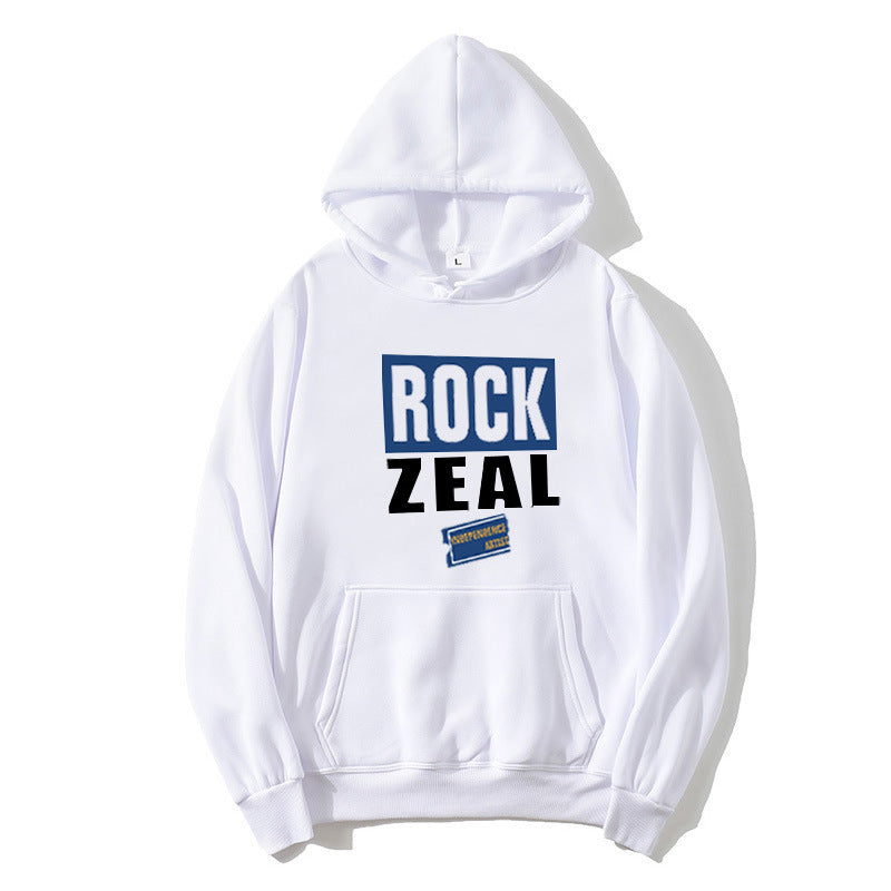 Damhoodie med avslappnad grafisk design Mirla-Eva Jonsson