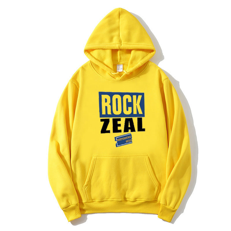 Damhoodie med avslappnad grafisk design Mirla-Eva Jonsson