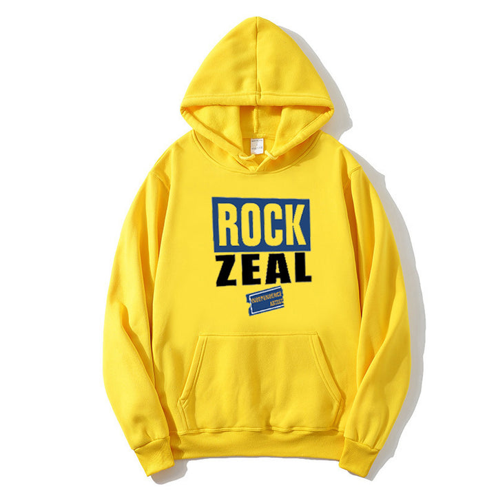 Damhoodie med avslappnad grafisk design Mirla-Eva Jonsson