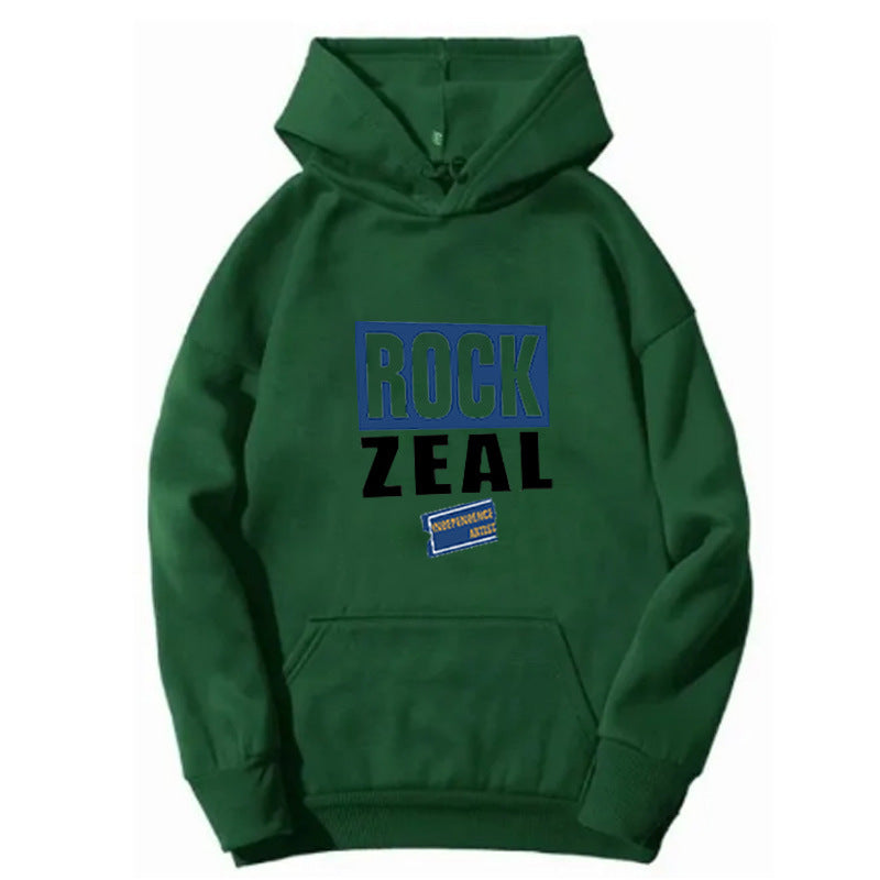 Damhoodie med avslappnad grafisk design Mirla-Eva Jonsson
