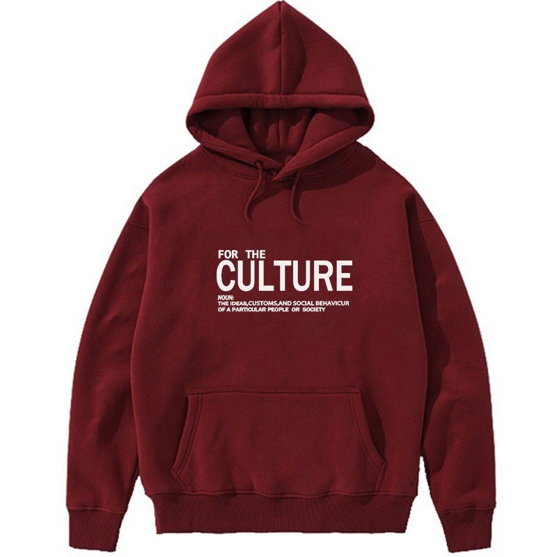 Damhoodie med inspirerande kulturell tryck Mirla-Eva Jonsson