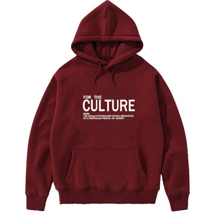Damhoodie med inspirerande kulturell tryck Mirla-Eva Jonsson