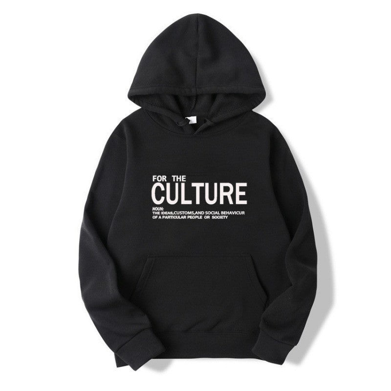 Damhoodie med inspirerande kulturell tryck Mirla-Eva Jonsson
