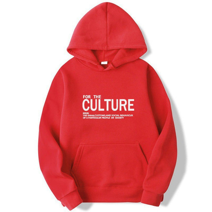 Damhoodie med inspirerande kulturell tryck Mirla-Eva Jonsson
