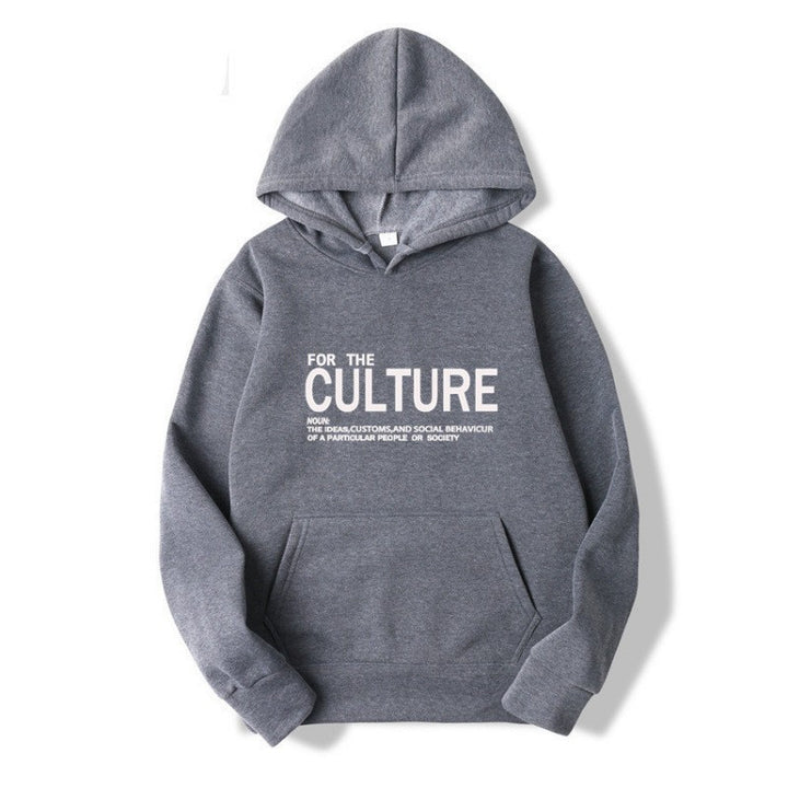 Damhoodie med inspirerande kulturell tryck Mirla-Eva Jonsson