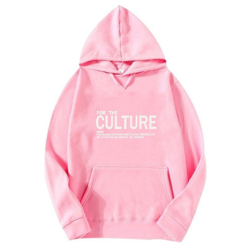 Damhoodie med inspirerande kulturell tryck Mirla-Eva Jonsson