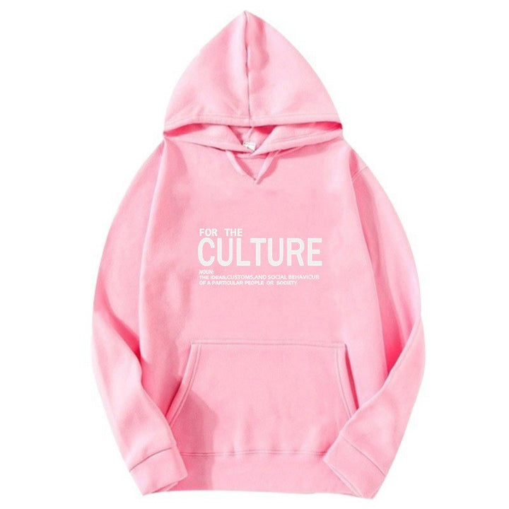 Damhoodie med inspirerande kulturell tryck Mirla-Eva Jonsson