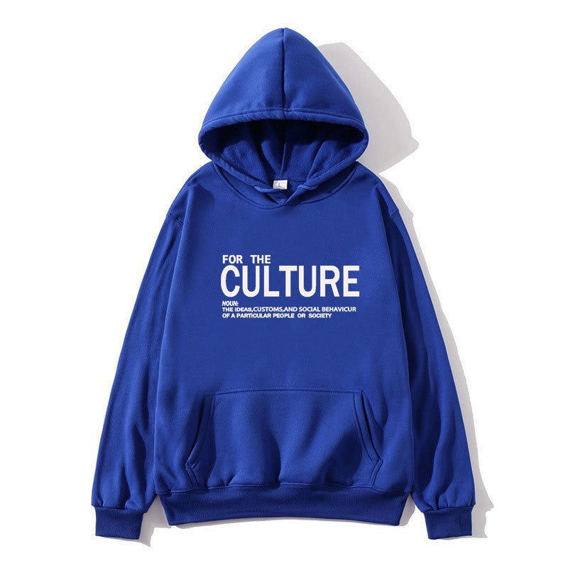 Damhoodie med inspirerande kulturell tryck Mirla-Eva Jonsson