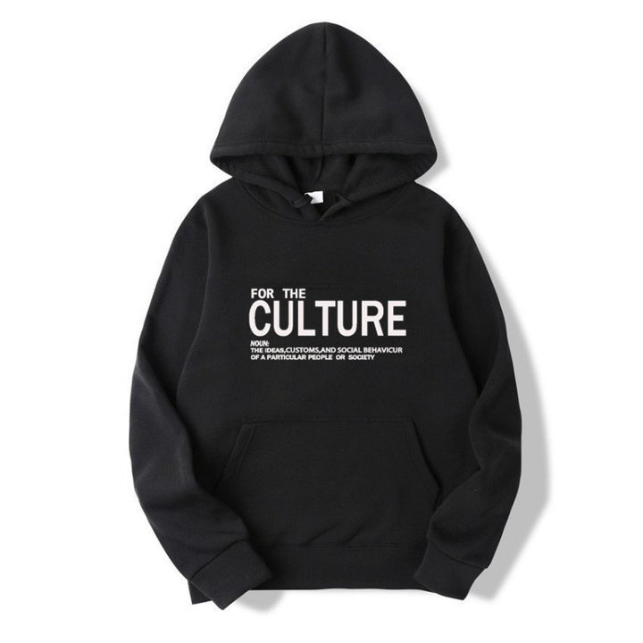 Damhoodie med inspirerande kulturell tryck Mirla-Eva Jonsson