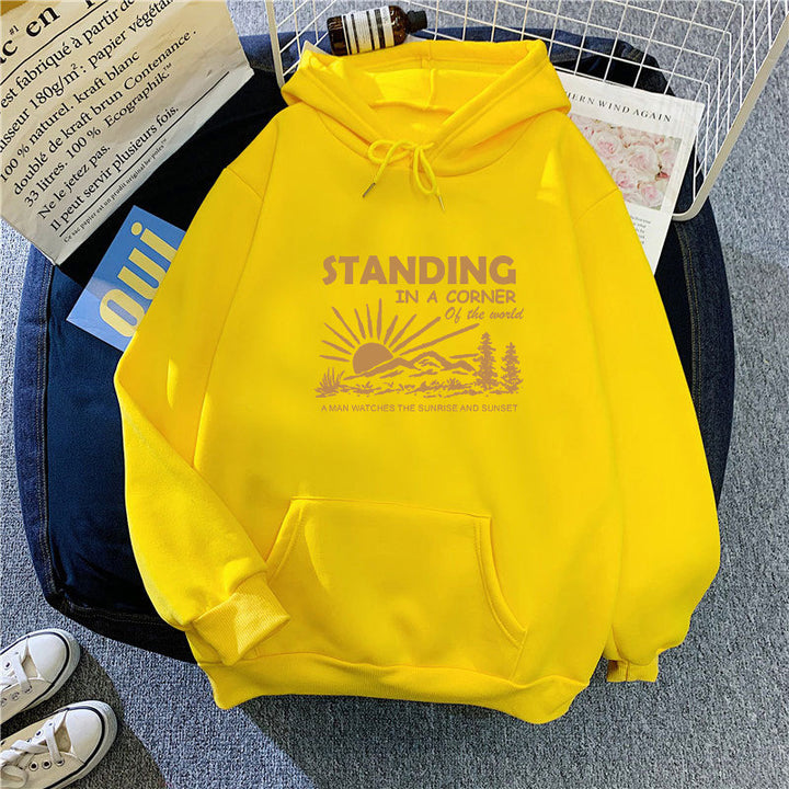 Damhoodie med inspirerande landskapsdesign Mirla-Eva Jonsson