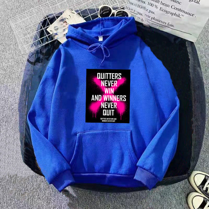 Damhoodie med inspirerande motiv Mirla-Eva Jonsson