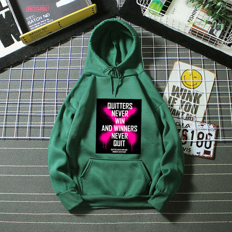 Damhoodie med inspirerande motiv Mirla-Eva Jonsson