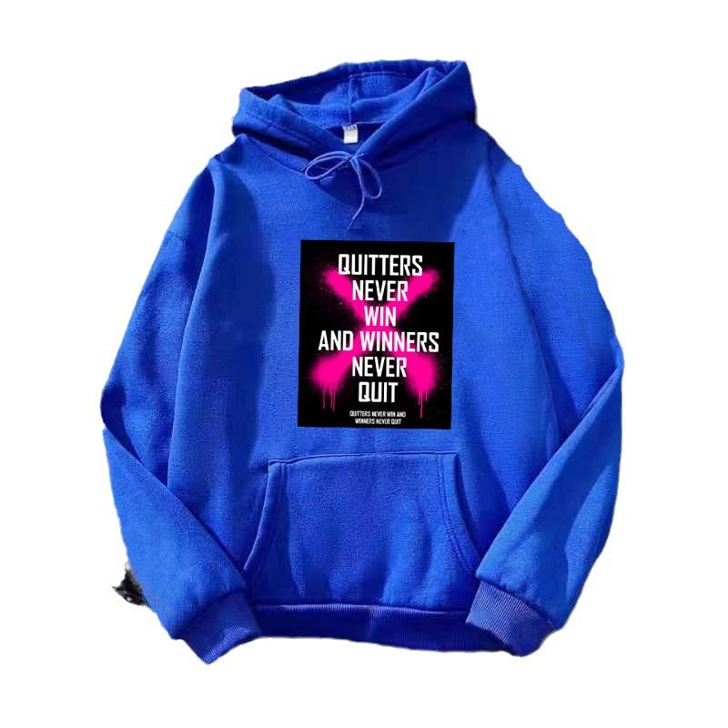 Damhoodie med inspirerande motiv Mirla-Eva Jonsson