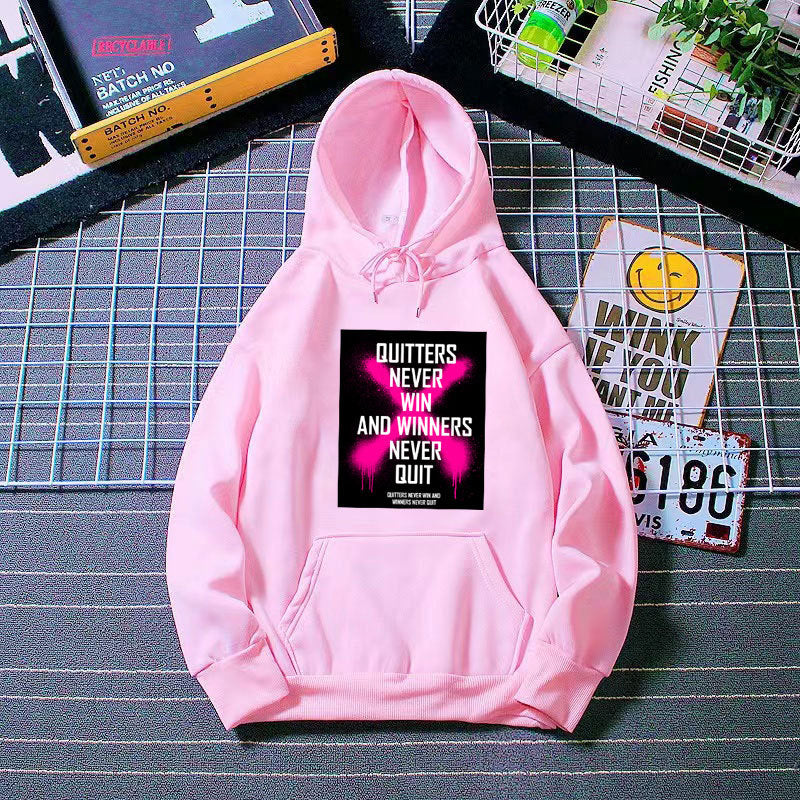 Damhoodie med inspirerande motiv Mirla-Eva Jonsson