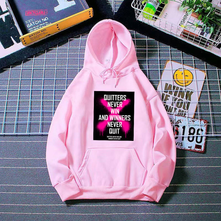 Damhoodie med inspirerande motiv Mirla-Eva Jonsson
