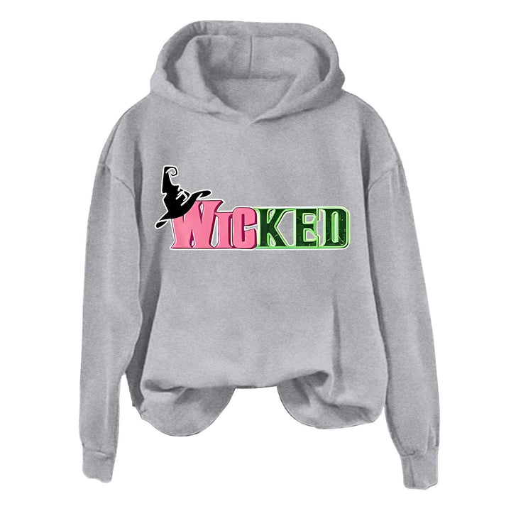 Damhoodie med kreativ grafisk design Mirla-Eva Jonsson