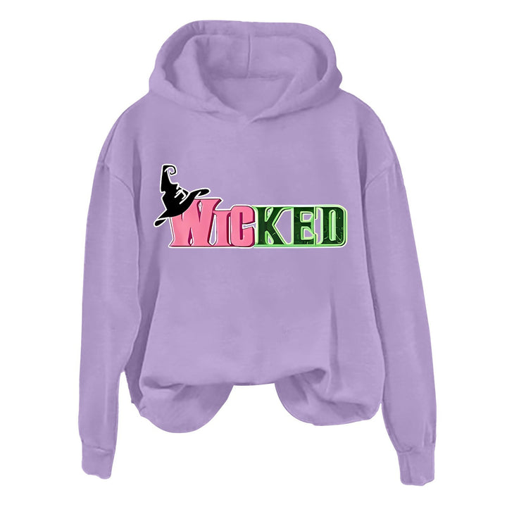 Damhoodie med kreativ grafisk design Mirla-Eva Jonsson