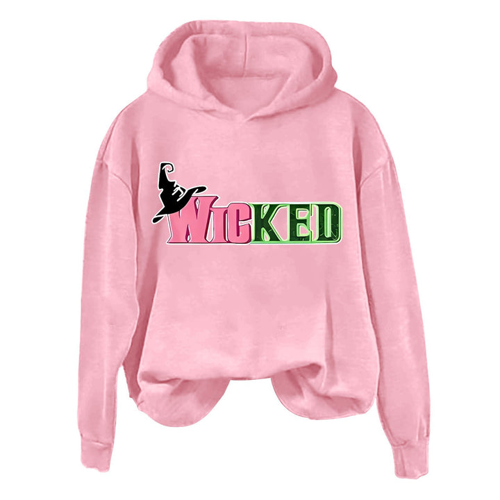 Damhoodie med kreativ grafisk design Mirla-Eva Jonsson