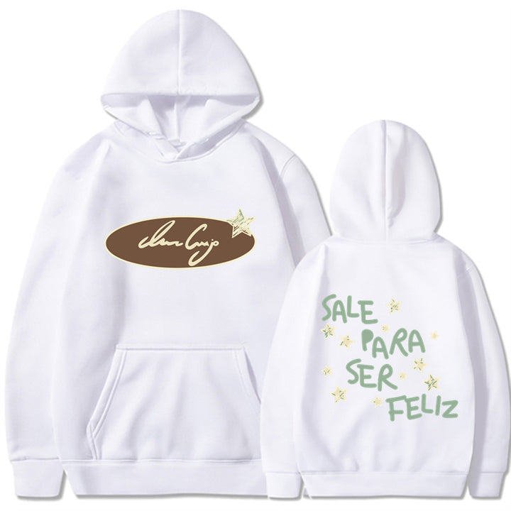 Damhoodie med kreativ text och iögonfallande design Mirla-Eva Jonsson