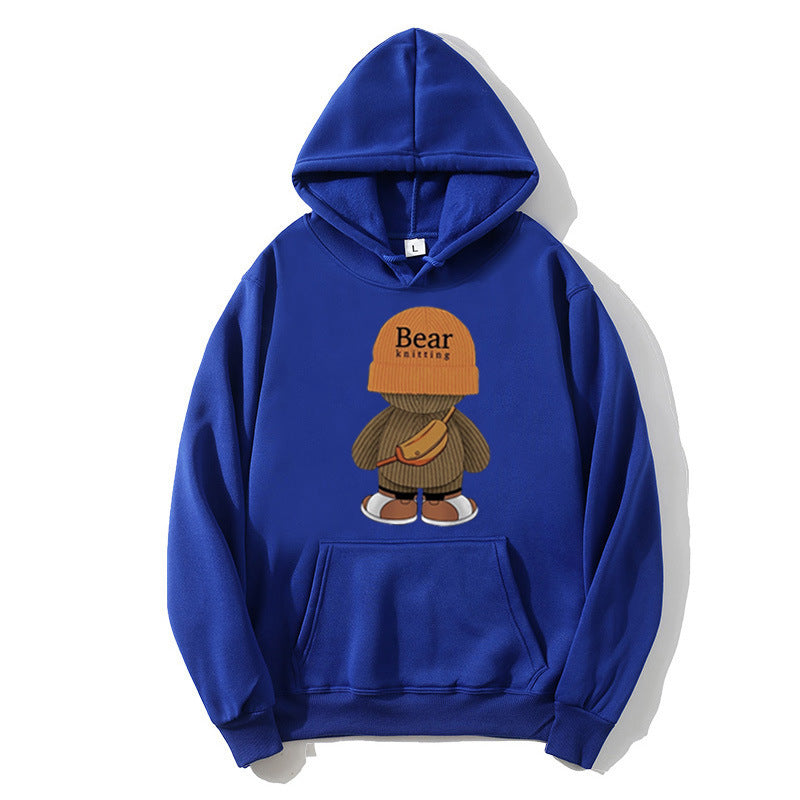 Damhoodie med lekfullt björndesign och högkvalitetsfleece Mirla-Eva Jonsson