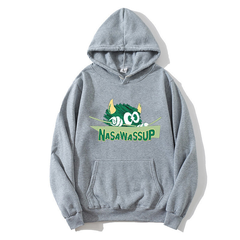 Damhoodie med lekfullt motiv Mirla-Eva Jonsson