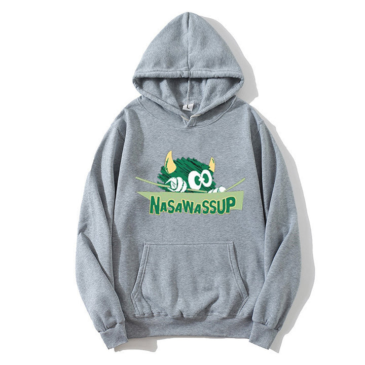 Damhoodie med lekfullt motiv Mirla-Eva Jonsson