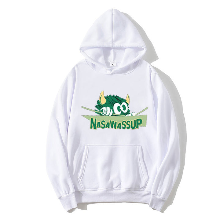 Damhoodie med lekfullt motiv Mirla-Eva Jonsson