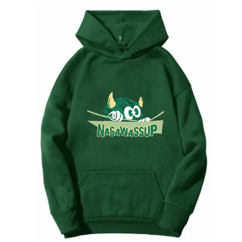 Damhoodie med lekfullt motiv Mirla-Eva Jonsson