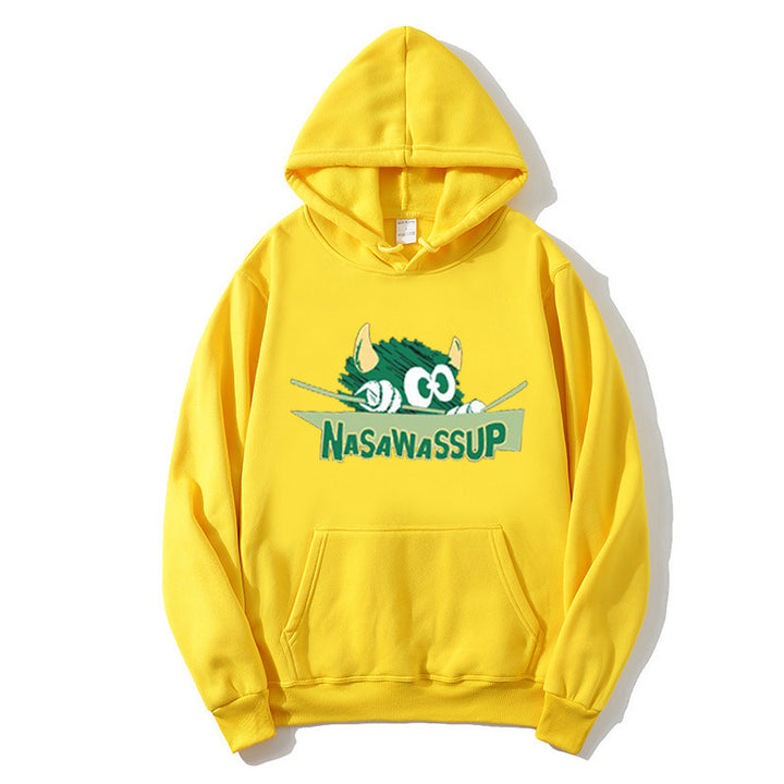 Damhoodie med lekfullt motiv Mirla-Eva Jonsson