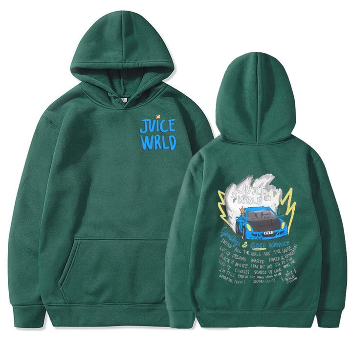 Damhoodie med livlig graffiti-design och bekväm passform Mirla-Eva Jonsson