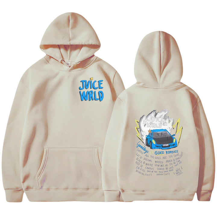 Damhoodie med livlig graffiti-design och bekväm passform Mirla-Eva Jonsson