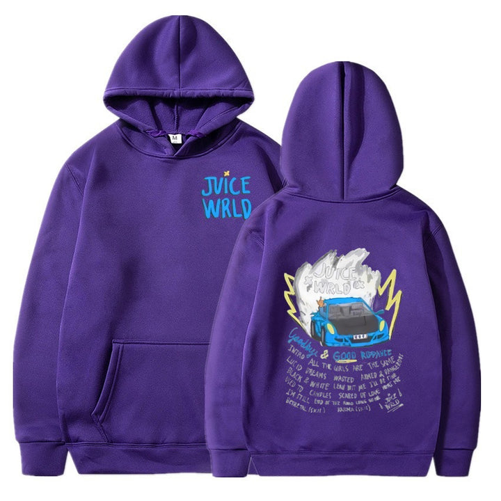 Damhoodie med livlig graffiti-design och bekväm passform Mirla-Eva Jonsson