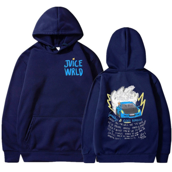 Damhoodie med livlig graffiti-design och bekväm passform Mirla-Eva Jonsson